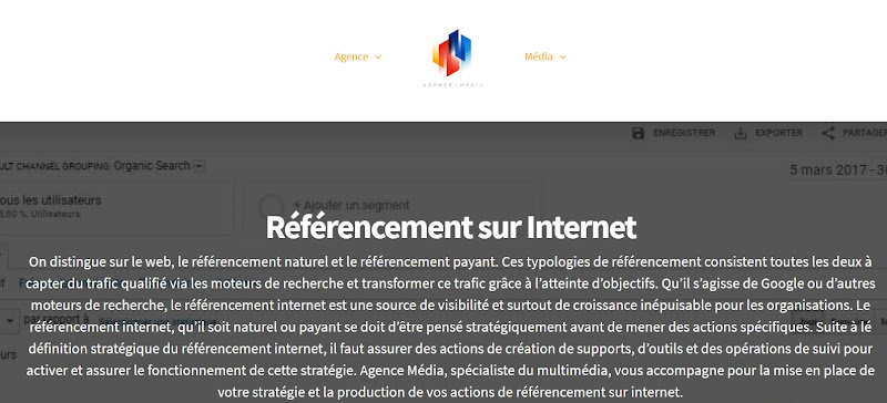 Agence.Média = SEO + IA = communication multimédia