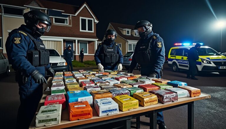 après une investigation d'un an, la police de nantes a démantelé un important clan familial impliqué dans le trafic de drogue, saisissant 350 kg de stupéfiants. découvrez les détails de cette opération d'envergure.